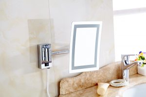Espelho LED com iluminação ampliação 3X