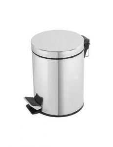 Balde Inox com pedal Papeleiras hotel Amortecedor