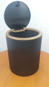 balde anel de bamboo