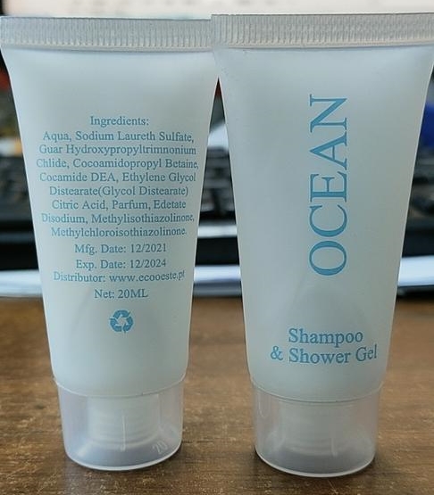 Shampoo e gel de duche 20ml caixa
