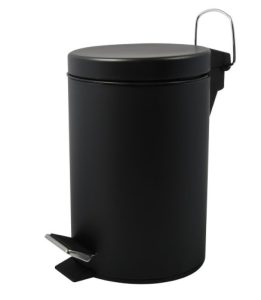 Balde Preto em inox