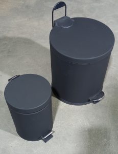 balde Preto Inox