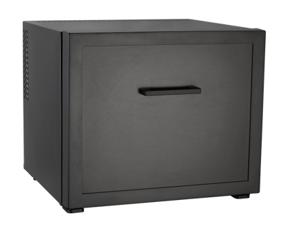 Minibar de gaveta C45SA com refrigeração compacta e funcionamento silencioso, ideal para suítes de luxo e escritórios executivos.