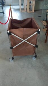 Trolley de lavandaria dobravel